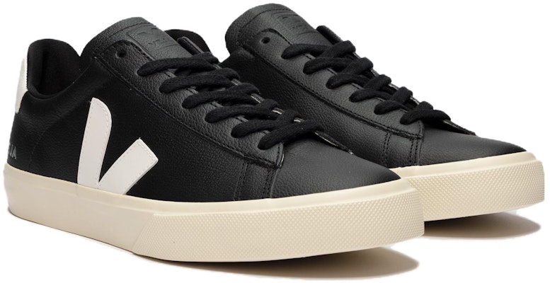 VEJA Campo Leather Lace-Up 'Black White' CP0501215 Order VEJA Campo Leather Lace-Up 'Black White' CP0501215