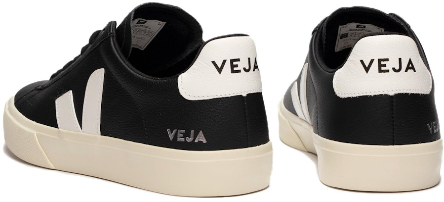 VEJA Campo Leather Lace-Up 'Black White' CP0501215 Shop VEJA Campo Leather Lace-Up 'Black White' CP0501215