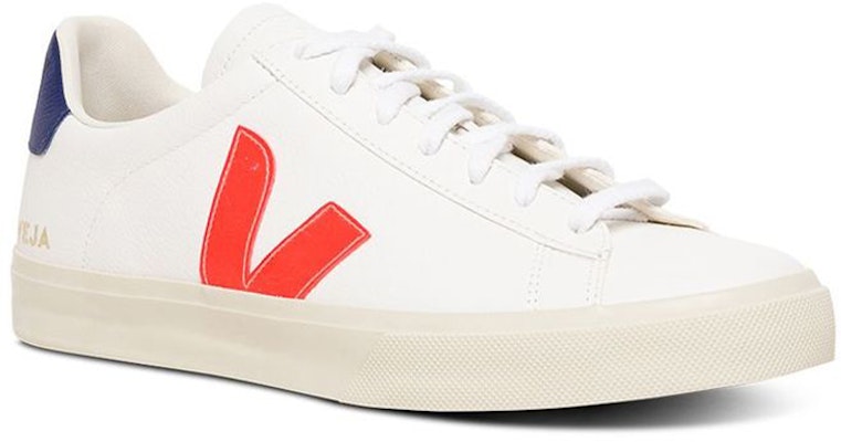 VEJA Campo Low-Top Laced Sneakers 'White Orange' CP0502195 Lookbook VEJA Campo Low-Top Laced Sneakers 'White Orange' CP0502195