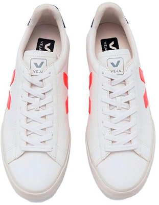 VEJA Campo Low-Top Laced Sneakers 'White Orange' CP0502195 Purchase VEJA Campo Low-Top Laced Sneakers 'White Orange' CP0502195