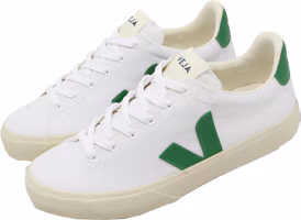 Lookbook VEJA Campo CA CANVAS 綠尾休閒低幫時尚板鞋 白色