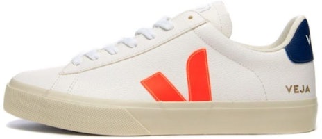 VEJA Campo Low Chromefree 'White Orange Fluo' CP052195/CP052195B VEJA Campo Low Chromefree 'White Orange Fluo' CP052195/CP052195B