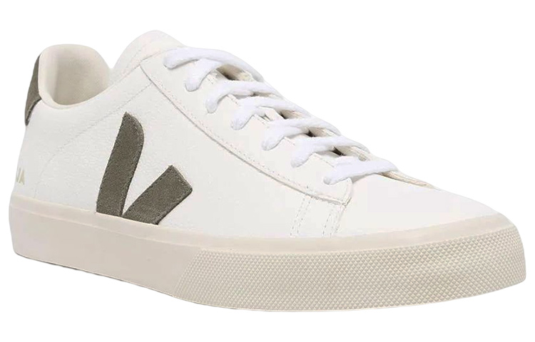 Order VEJA Campo Low Cuero sin Cromo 'Blanco Kaki' CP0502347
