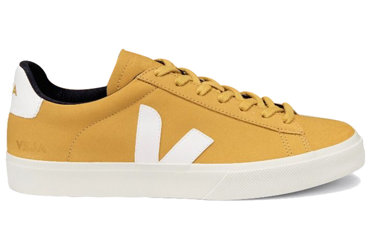 VEJA Campo Nubuck Lace-Up 'Mustard Yellow White' 圖 2