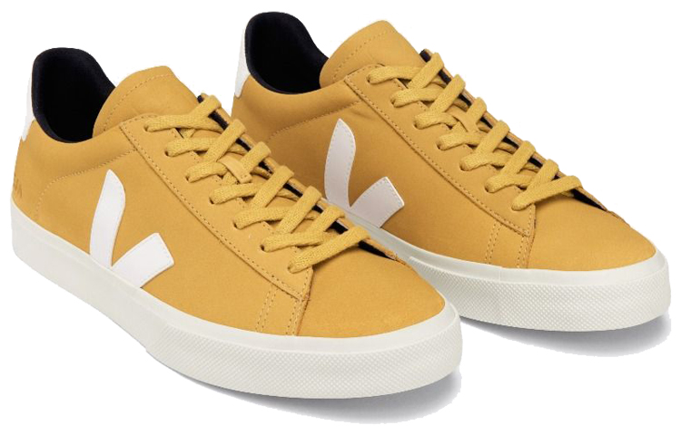 VEJA Campo Nubuck Lace-Up 'Mustard Yellow White' 圖 3