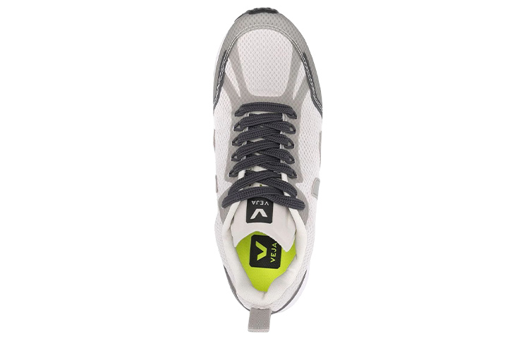Shop VEJA Condor Alveomesh 灰黑色系带跑鞋 CL012465