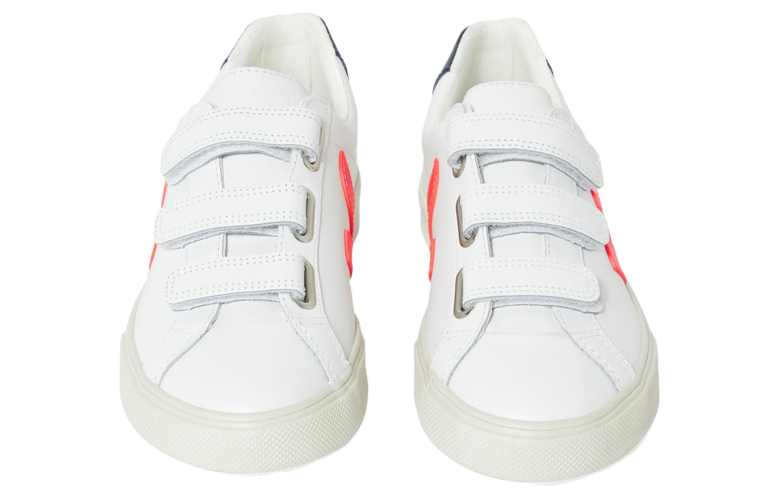 Lookbook VEJA Esplar 3-Lock Klettverschluss ''Weiß Neon Orange'' EL021986