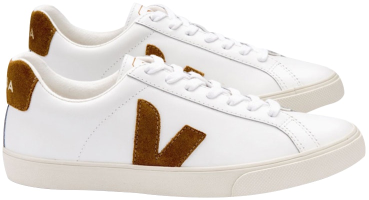 (Women) VEJA Esplar Leather 'White Camel' EO022360 Shop (Women) VEJA Esplar Leather 'White Camel' EO022360