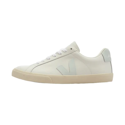 (W) VEJA Esplar Leather Shoes 'White Green'