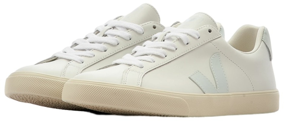 (Women) VEJA Esplar Leather Shoes 'White Green' EO0202198A Lookbook (Women) VEJA Esplar Leather Shoes 'White Green' EO0202198A