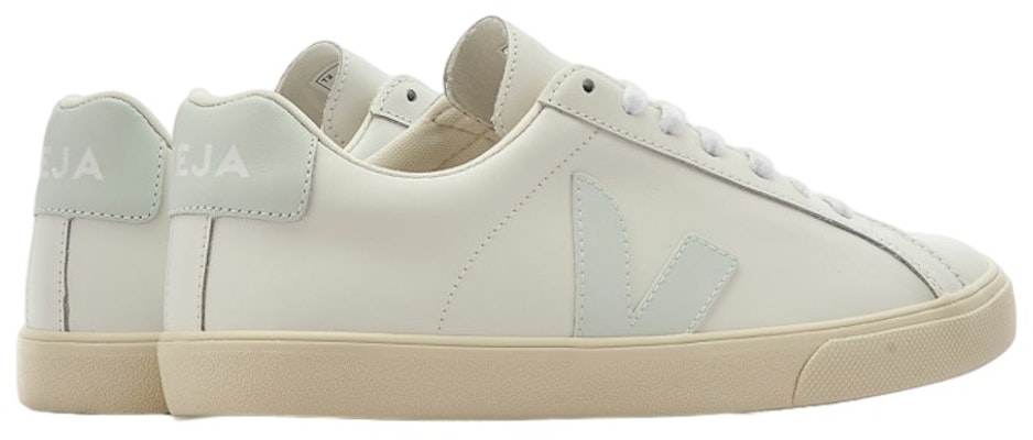 (Women) VEJA Esplar Leather Shoes 'White Green' EO0202198A Shop (Women) VEJA Esplar Leather Shoes 'White Green' EO0202198A