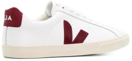 VEJA Esplar 皮革 徽標 低幫休閒運動 時尚板鞋 男女同款 白紅 Order VEJA Esplar 皮革 徽標 低幫休閒運動 時尚板鞋 男女同款 白紅