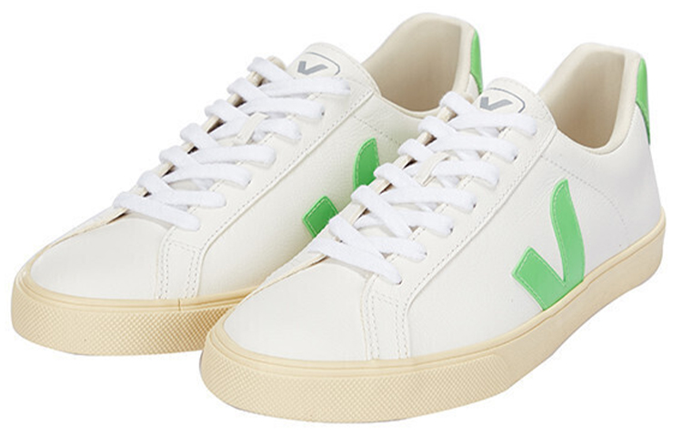 Order VEJA Esplar Chromefree Basse ''Blanc Absinthe'' EO052571B