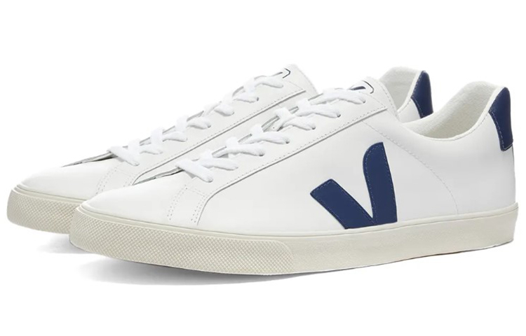 Order VEJA Esplar Schnürschuhe ''Weiß Dunkel Kobalt'' EO022145