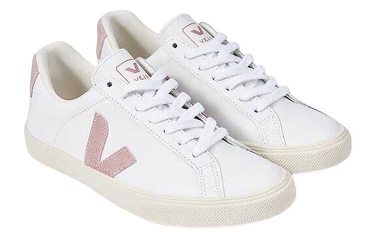 Order VEJA Esplar Veterschoenen ''Wit Roze'' EO02031A