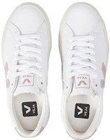 Lookbook VEJA 皮革 低筒綁帶 時尚板鞋 女款 粉白