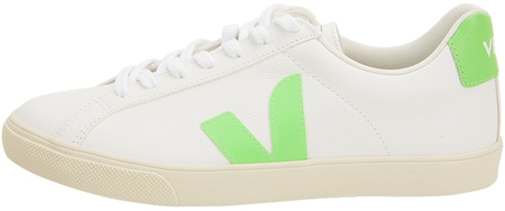 VEJA エスプラ ロゴ クロムフリー (白/ネオングリーン) EO052571 Buy VEJA エスプラ ロゴ クロムフリー (白/ネオングリーン) EO052571
