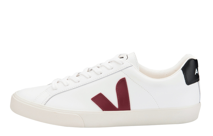 VEJA Esplar Logo Leather 'White Marsala Black' EO021969