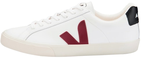 VEJA Esplar Logo Leather 'White Marsala Black' EO021969 VEJA Esplar Logo Leather 'White Marsala Black' EO021969