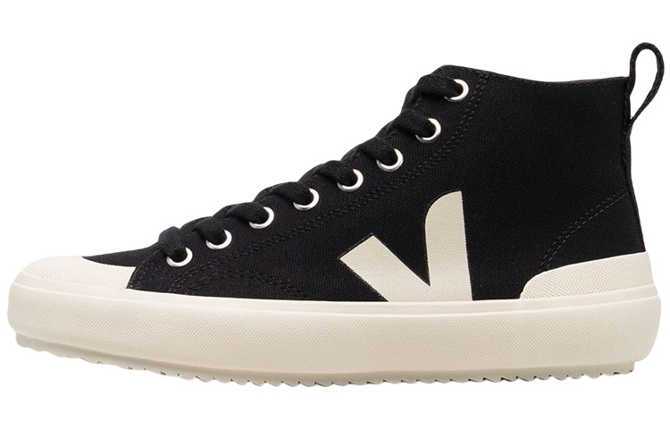 Buy VEJA 高帮'标志印花黑色' NT0101397