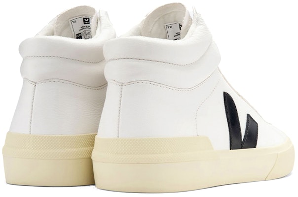 VEJA 皮革 Logo印花高筒 時尚板鞋 男女共款 白色 Lookbook VEJA 皮革 Logo印花高筒 時尚板鞋 男女共款 白色