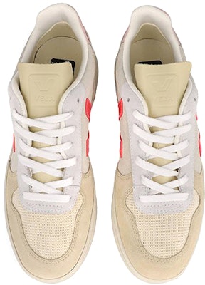 VEJA V-10 系带鞋 '米色荧光粉' VX032188 Lookbook VEJA V-10 系带鞋 '米色荧光粉' VX032188