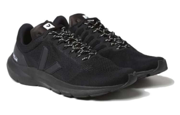 VEJA Marlin V-Knit Lace-Up Sneakers 'Black' 圖 3