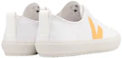 Shop VEJA Nova Canvas ''Blanc et Or'' NA0102843