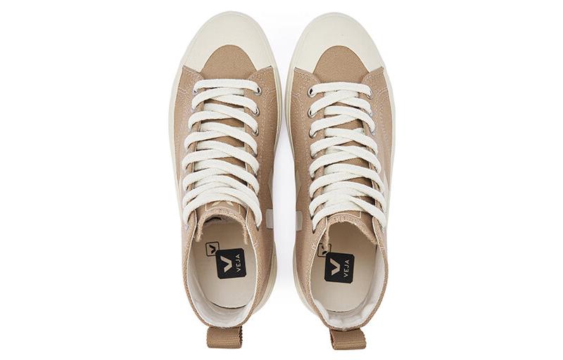 Lookbook VEJA Nova High-Top Sneakers ''Beige Wit'' NT0102967