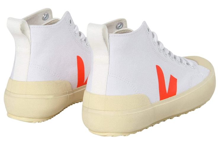 Shop VEJA Nova HT Canvas 'White Orange Fluo Butter Sole' NT012163