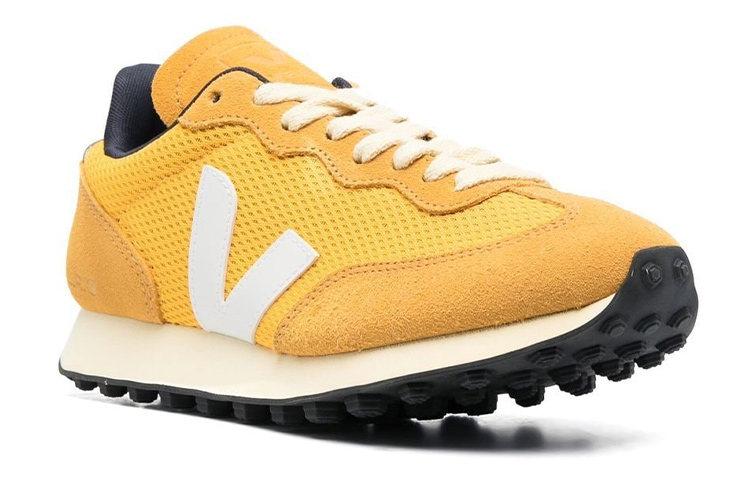 Order VEJA Rio Branco 布料 時尚圓頭綁帶 低筒 休閒鞋 女款 黃色