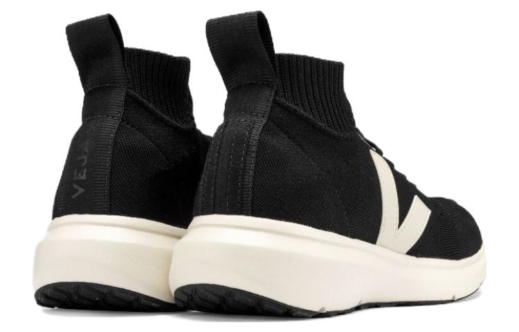 Shop VEJA Runner Mid V-Knit Rick Owens Zwart Pierre OT102458