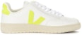 VEJA V-12 Kulit 'Putih Neon Hijau' XD022649