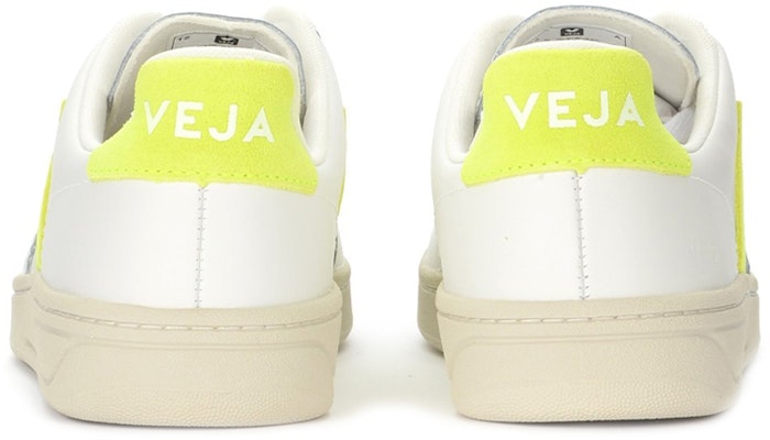 VEJA V-12 Leather 'Extra White Neon Green' XD022649 Purchase VEJA V-12 Leather 'Extra White Neon Green' XD022649