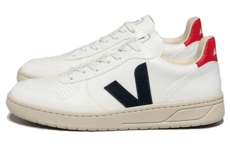 Buy VEJA V-10 舒適時尚百搭 耐磨 低筒 滑板鞋 男女款式 白色