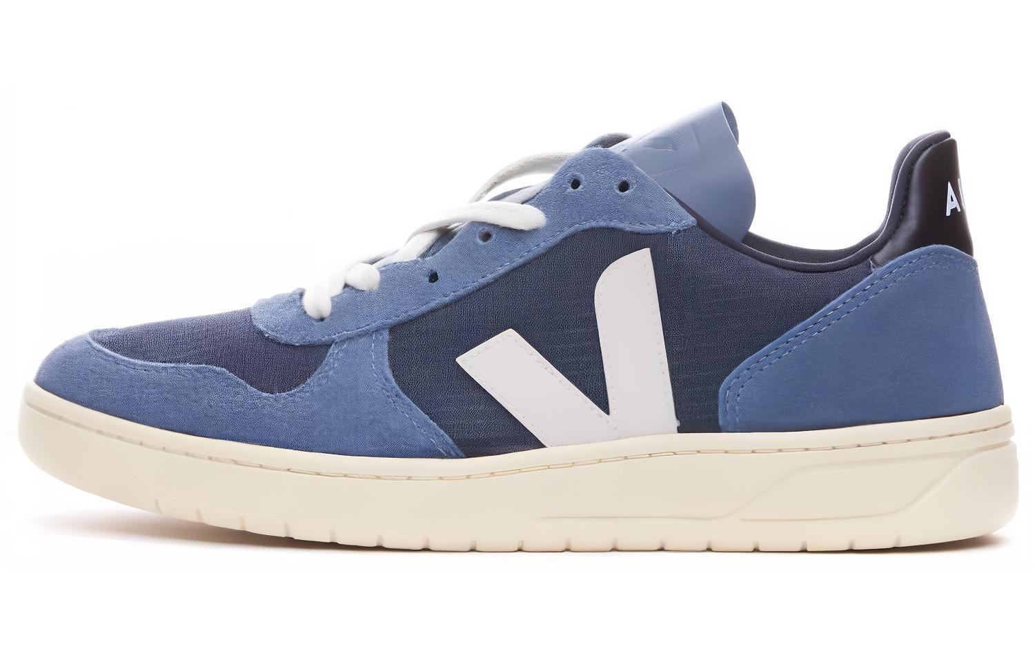 VEJA V-10 'Blue Leather CMFT Fashion Low Top'