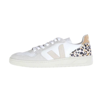 VEJA V-10 'Leather Patchwork Cheetah Tail'
