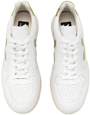 VEJA V-10 皮革 時尚休閒 低筒 板鞋 男女同款 白綠 Shop VEJA V-10 皮革 時尚休閒 低筒 板鞋 男女同款 白綠