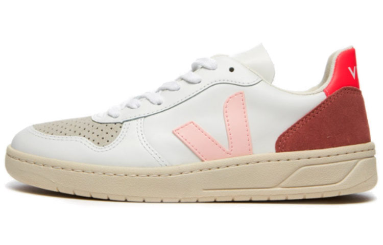 Buy VEJA V-10 休閒復古板鞋 白紅 男女通用