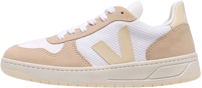 베자 V-10 알베오메쉬 '화이트 버터 세이블' 레이스업 스니커즈 VX0102803 Buy 베자 V-10 알베오메쉬 '화이트 버터 세이블' 레이스업 스니커즈 VX0102803