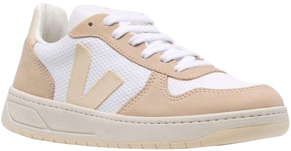 베자 V-10 알베오메쉬 '화이트 버터 세이블' 레이스업 스니커즈 VX0102803 Order 베자 V-10 알베오메쉬 '화이트 버터 세이블' 레이스업 스니커즈 VX0102803