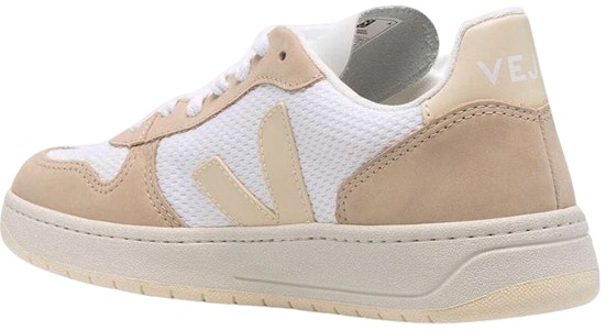 베자 V-10 알베오메쉬 '화이트 버터 세이블' 레이스업 스니커즈 VX0102803 Lookbook 베자 V-10 알베오메쉬 '화이트 버터 세이블' 레이스업 스니커즈 VX0102803