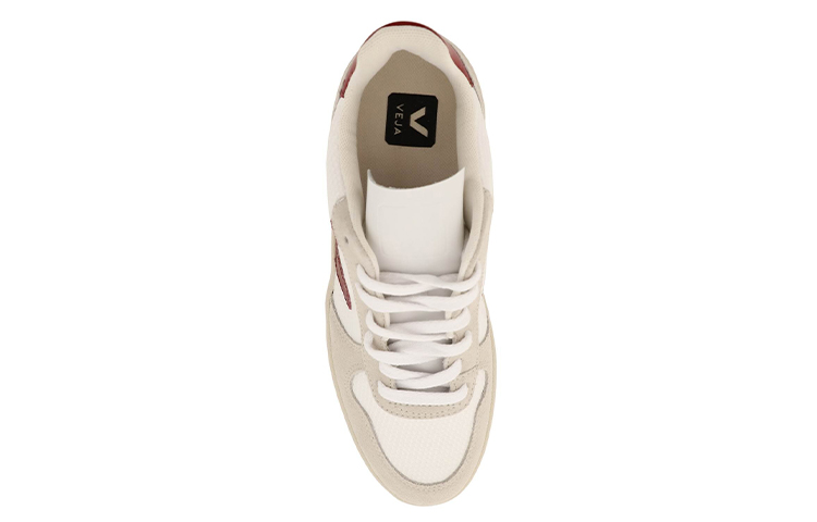 Shop VEJA V-10 B-Mesh ''Bianco Naturale Marsala'' VX011314B