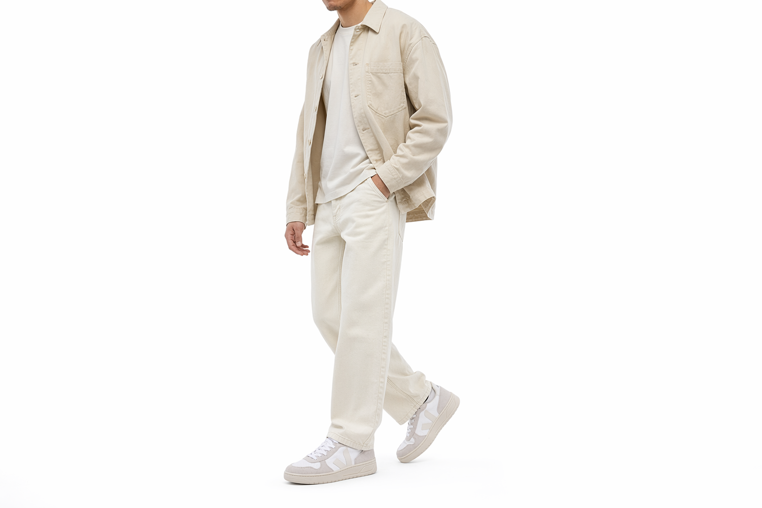 Order VEJA V-10 B-Mesh 'White Natural Pierre' VX0102499