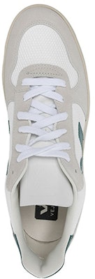 VEJA V-10 B-Mesh Lace-Up Sneakers 'White Beige Green' VX0102796 Shop VEJA V-10 B-Mesh Lace-Up Sneakers 'White Beige Green' VX0102796