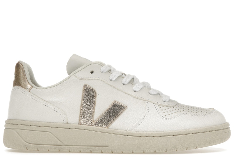VEJA V-10 Chromefree Leather 'White Platine' VX0502935A