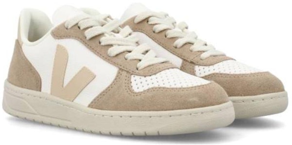 VEJA 皮革 時尚休閒 低筒 板鞋 男女同款 米色 Lookbook VEJA 皮革 時尚休閒 低筒 板鞋 男女同款 米色