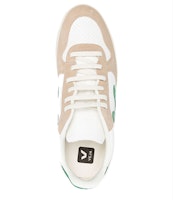 VEJA V-10 Sneakers Low-Top 'Putih Beige Hijau' Chromfree VX0503146 Lookbook VEJA V-10 Sneakers Low-Top 'Putih Beige Hijau' Chromfree VX0503146