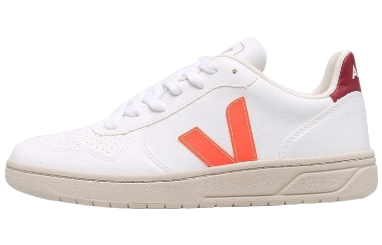 VEJA V-10 CWL 'White Orange Fluo Marsala' VX0702785A