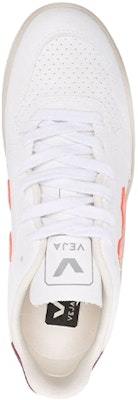 VEJA V-10 CWL 'White Orange Fluo Marsala' VX0702785A Shop VEJA V-10 CWL 'White Orange Fluo Marsala' VX0702785A
